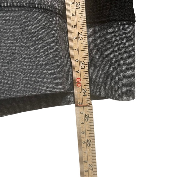 Express Thick Terry Knit Zip Up Grey Hoodie Sweater Size S - Picture 9 of 10